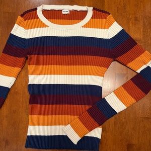 Garage Stripped Sweater Shirt